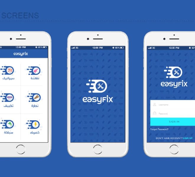 easy-fix-App-Screens